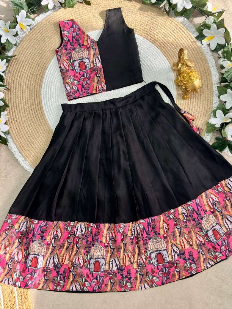 Ganesha Heritage Kids wear Premium Silk fabric Lehenga choli reseller in surat